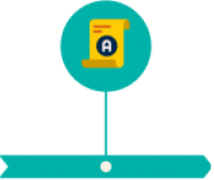 Teal Scroll Icon